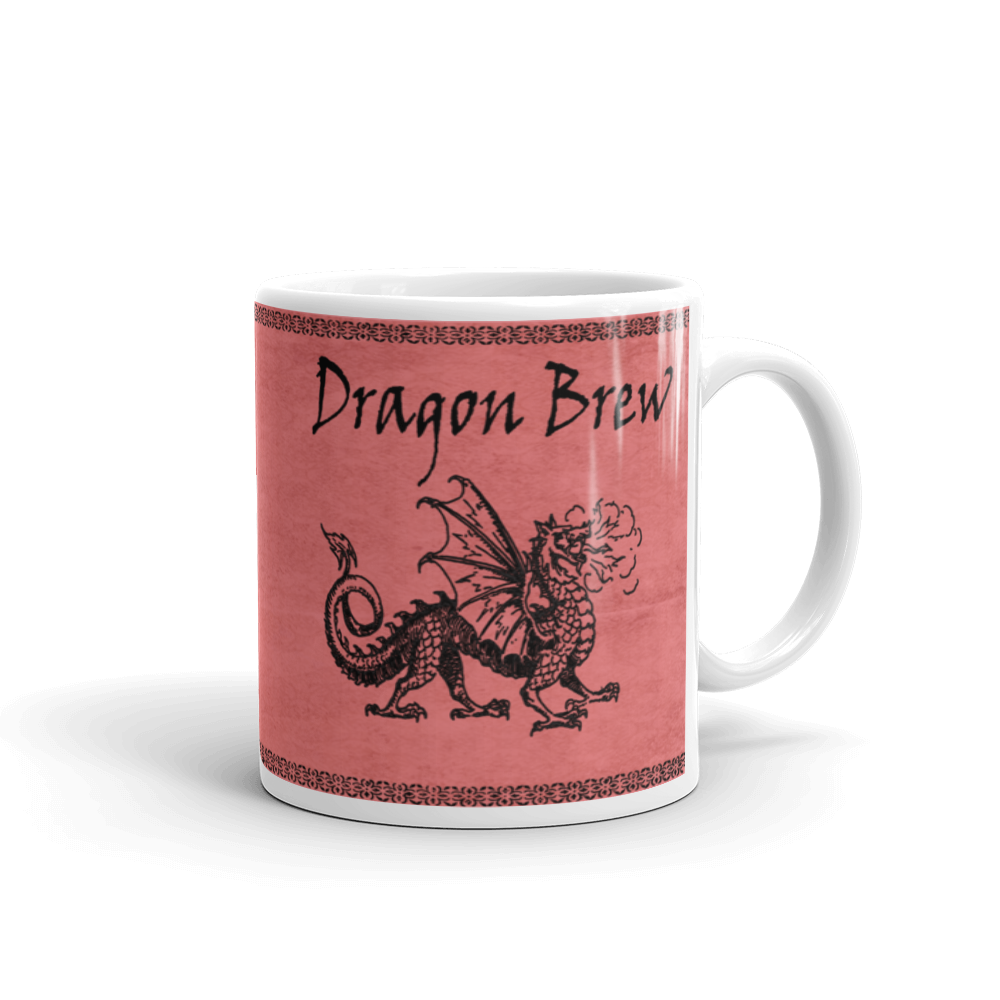 Dragon Brew Coffee Cup – Electric Blue Bee Bop