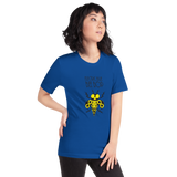 Electric Blue Bee Bop with Beesley Bop Logo T-Shirt