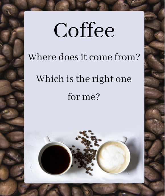 Coffee, where does it come from and which is the right one for me?