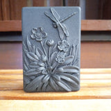 activated charcoal dragonfly goats milk soap with tea tree argan and jojoba oils