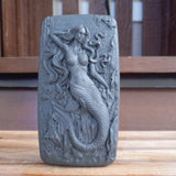 activated charcoal and tea tree oil seaweed serenity mermaid goats milk soap