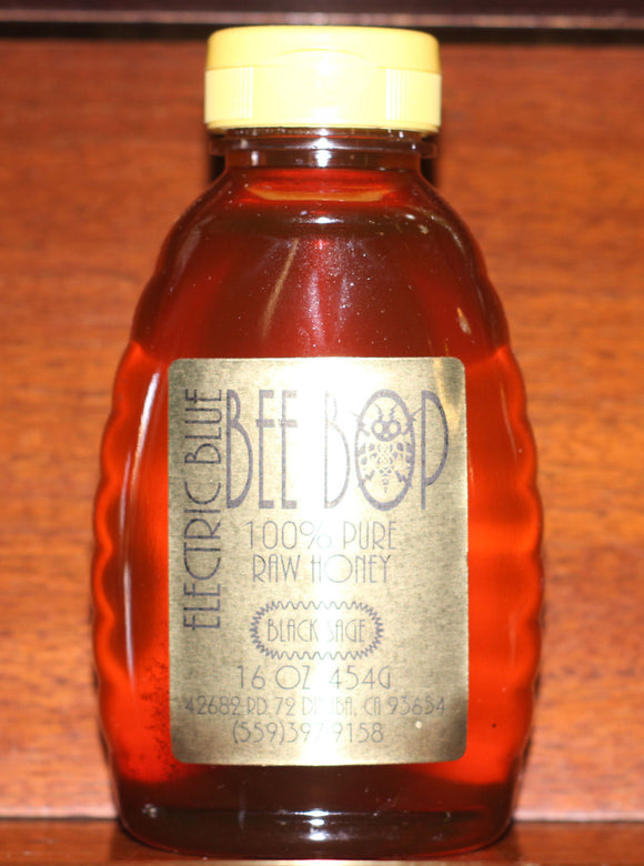 Black Sage Raw Honey one pound bottle