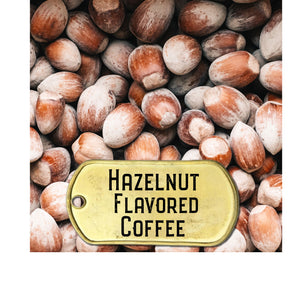 hazelnut flavored coffee picctured with hazelnuts