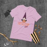 pumpkin gnome the trickster lilac tshirt with wrapped candy 