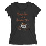 Pumpkin Spice Ladies' short sleeve t-shirt