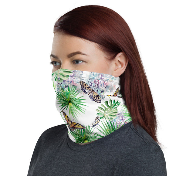 Butterfly Garden Face and Neck Gaiter