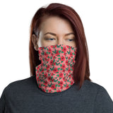 Hot Pink Hibiscus Face and Neck Gaiter
